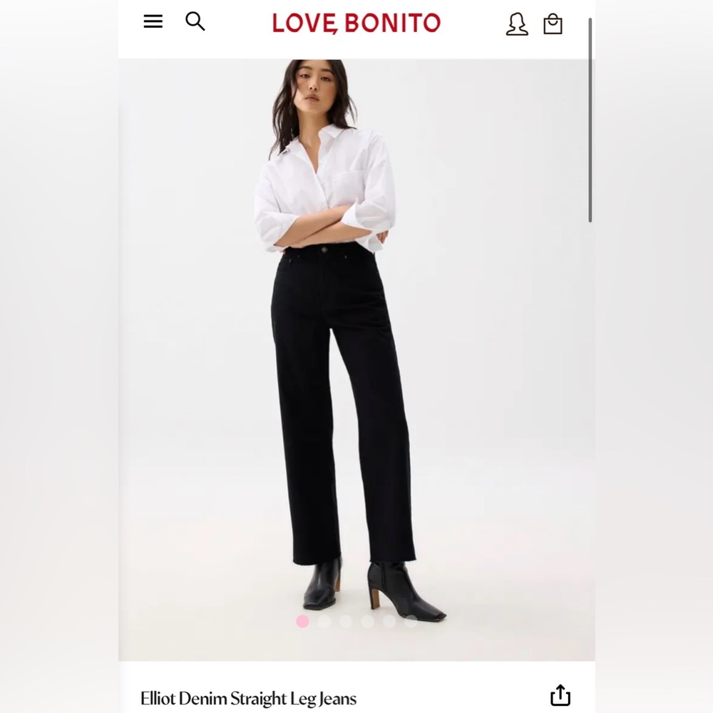 Love bonito straight leg Elliot jeans